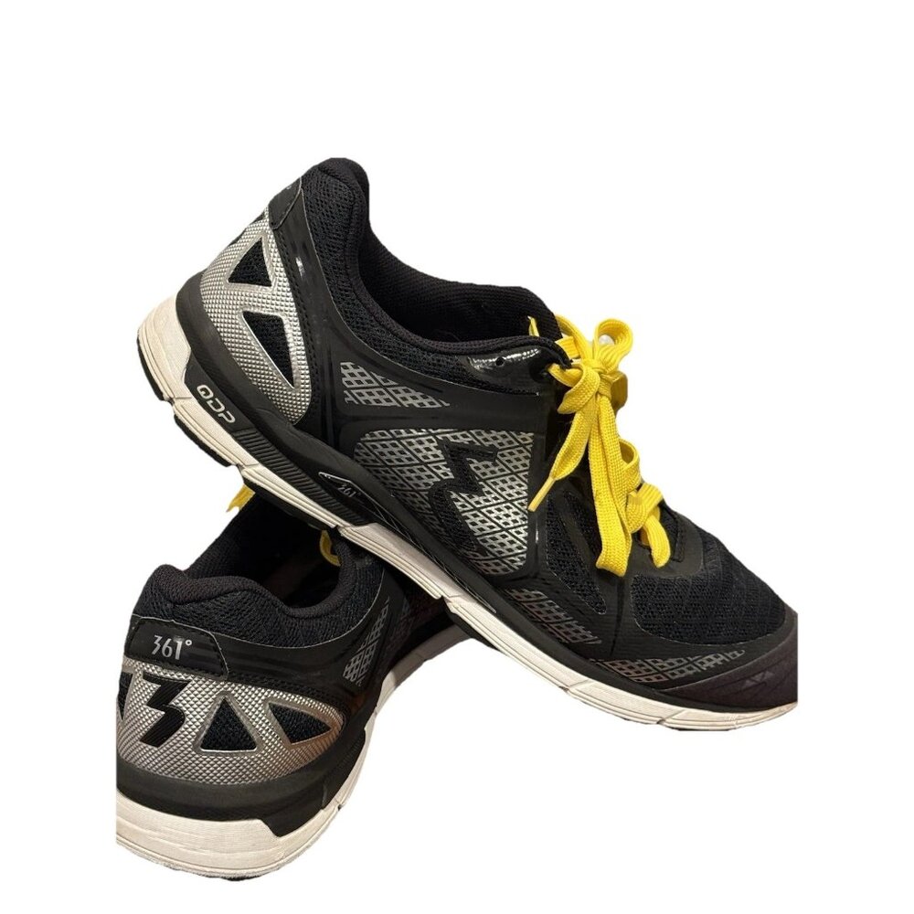 361 Degree Men’s 11.5 Fractal 361 Cross Trainer Black/Silver Shoes